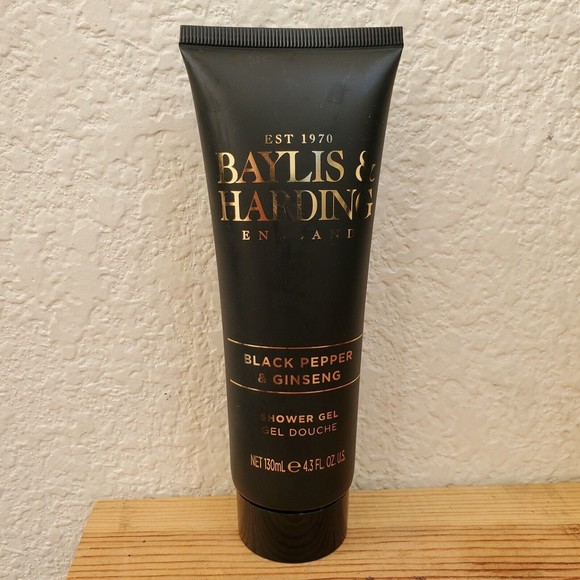 Baylis & Harding England For Him Men’s Black Pepper Ginseng Body Wash New 4.3 oz - Picture 1 of 5